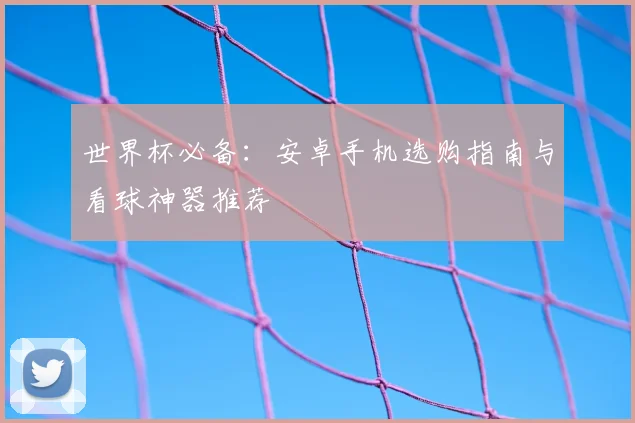 世界杯必备:安卓手机选购指南与看球神器推荐